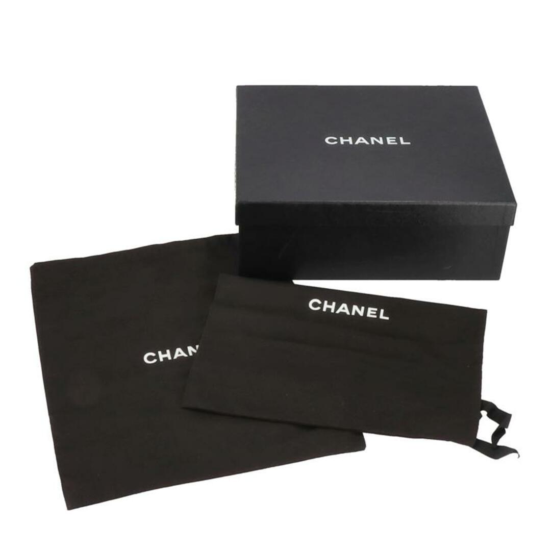 CHANEL - CHANEL シャネル/フェイクパールベロアパンプス/C34913 CHANEL - CHANEL シャネル/フェイクパールベロアパンプス/C34913