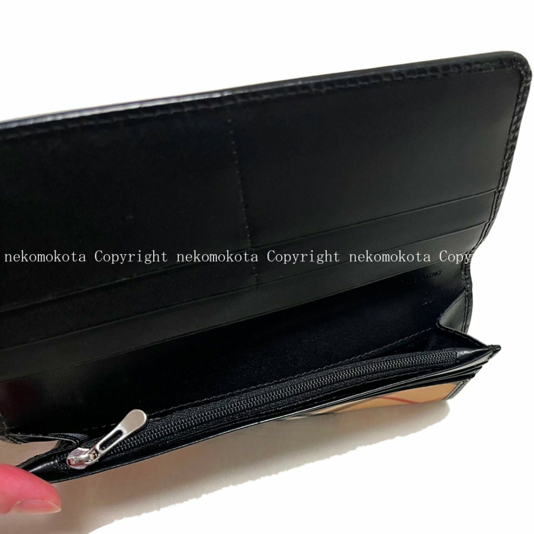 BURBERRY - バーバリー ロゴ ノバチェック 長財布 ベージュ BURBERRY - バーバリー ロゴ ノバチェック 長財布 ベージュ