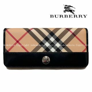 BURBERRY - バーバリー ローラ ミニ ジップウォレット ブラック BURBERRY - バーバリー ローラ ミニ ジップウォレット ブラック