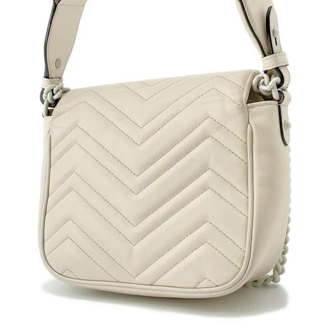 GUCCI - グッチ ショルダーバッグ GGマーモント レザー 739681 GUCCI - グッチ ショルダーバッグ GGマーモント レザー 739681