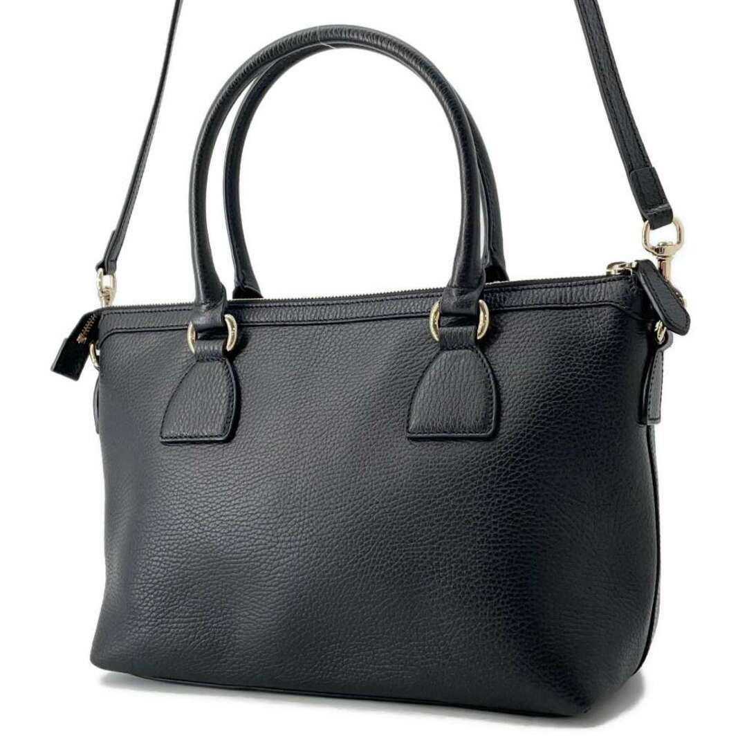 GUCCI - グッチ ハンドバッグ インターロッキングG レザー GUCCI - グッチ ハンドバッグ インターロッキングG レザー