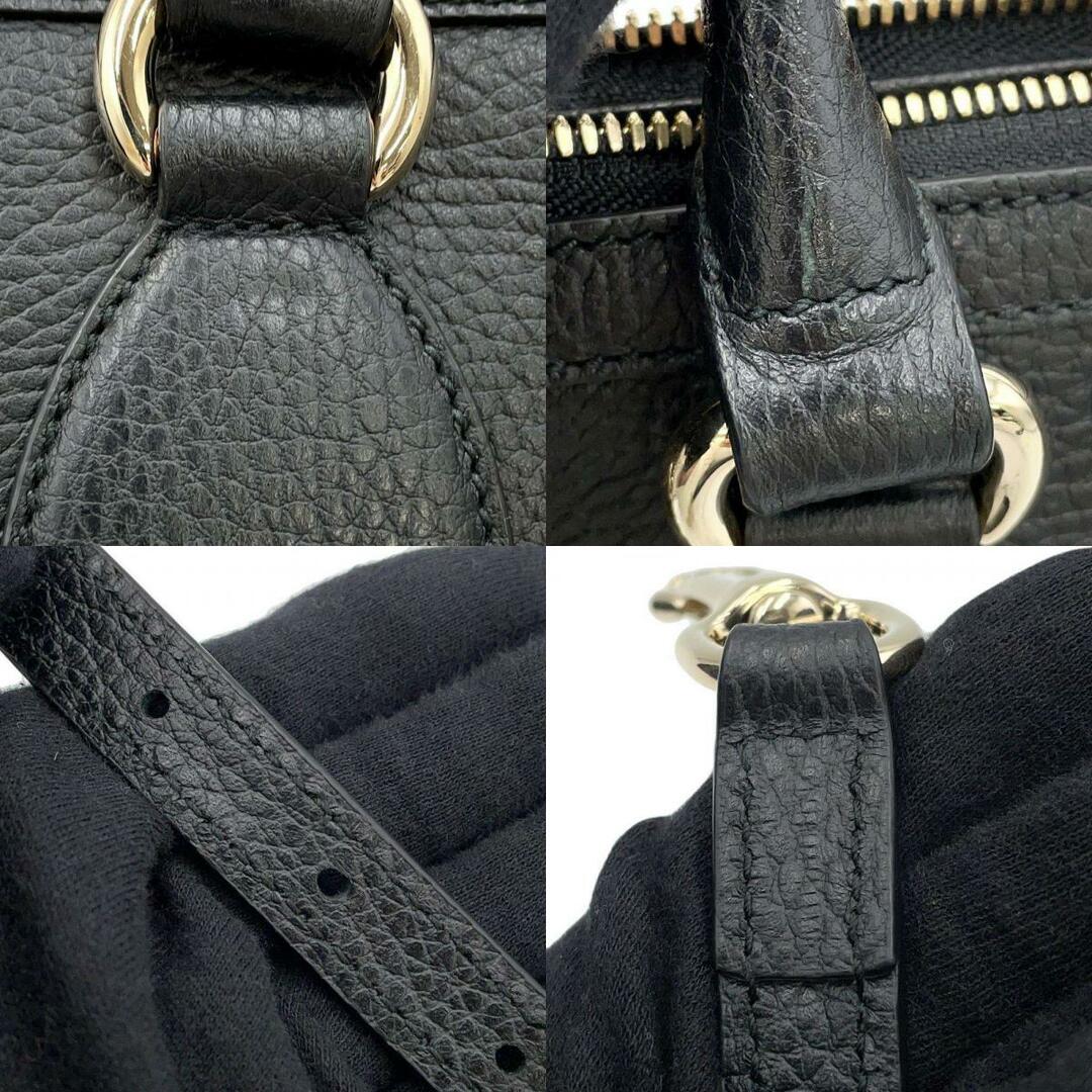 GUCCI - グッチ ハンドバッグ インターロッキングG レザー GUCCI - グッチ ハンドバッグ インターロッキングG レザー