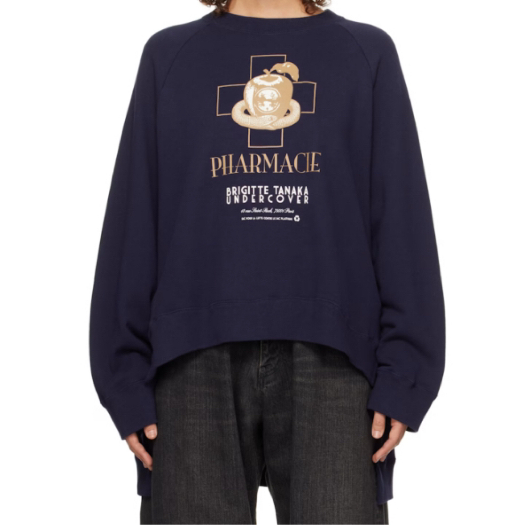 UNDERCOVER - UNDERCOVER Brigitte Tanakaネイビースウェット UNDERCOVER - UNDERCOVER Brigitte Tanakaネイビースウェット