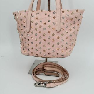 JIMMY CHOO - 【美品】JIMMY CHOO CHICK/M RED 現行品 2WAY JIMMY CHOO - 【美品】JIMMY CHOO CHICK/M RED 現行品 2WAY