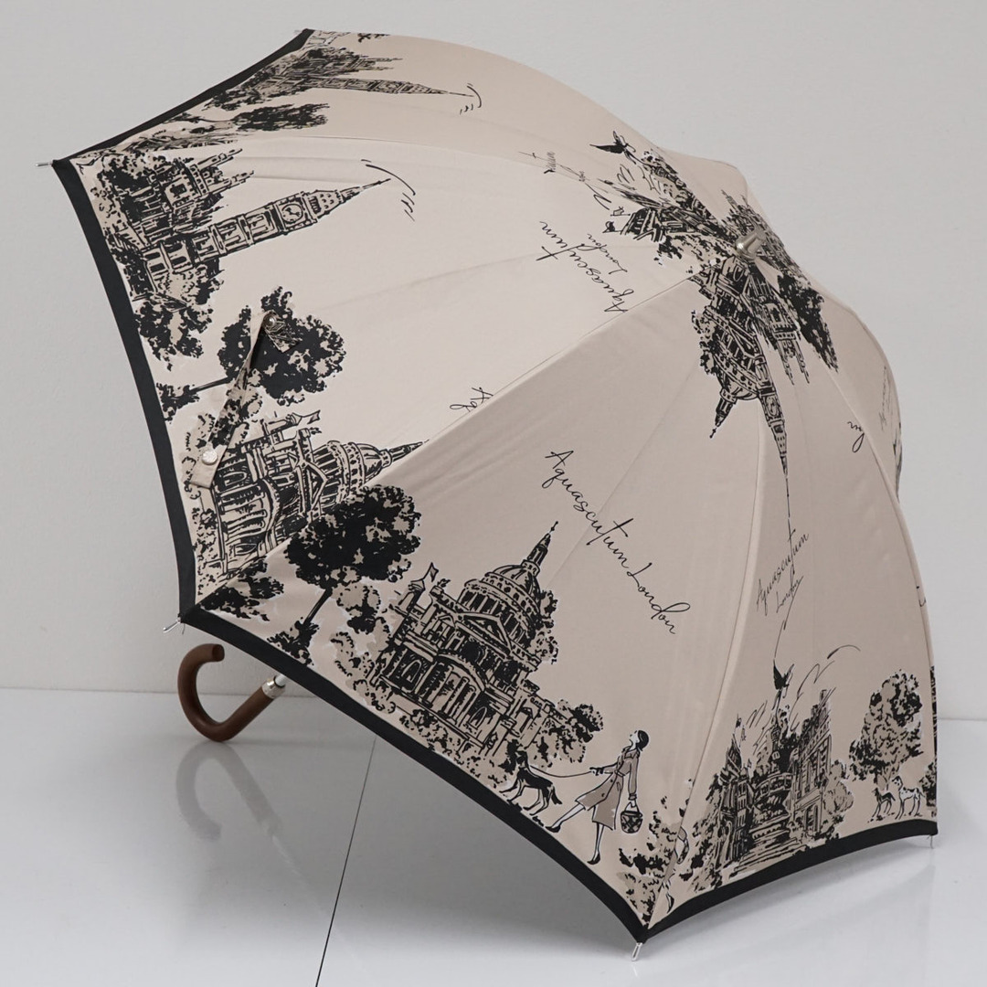 AQUA SCUTUM - 晴雨兼用日傘 Aquascutum アクアスキュータム AQUA SCUTUM - 晴雨兼用日傘 Aquascutum アクアスキュータム