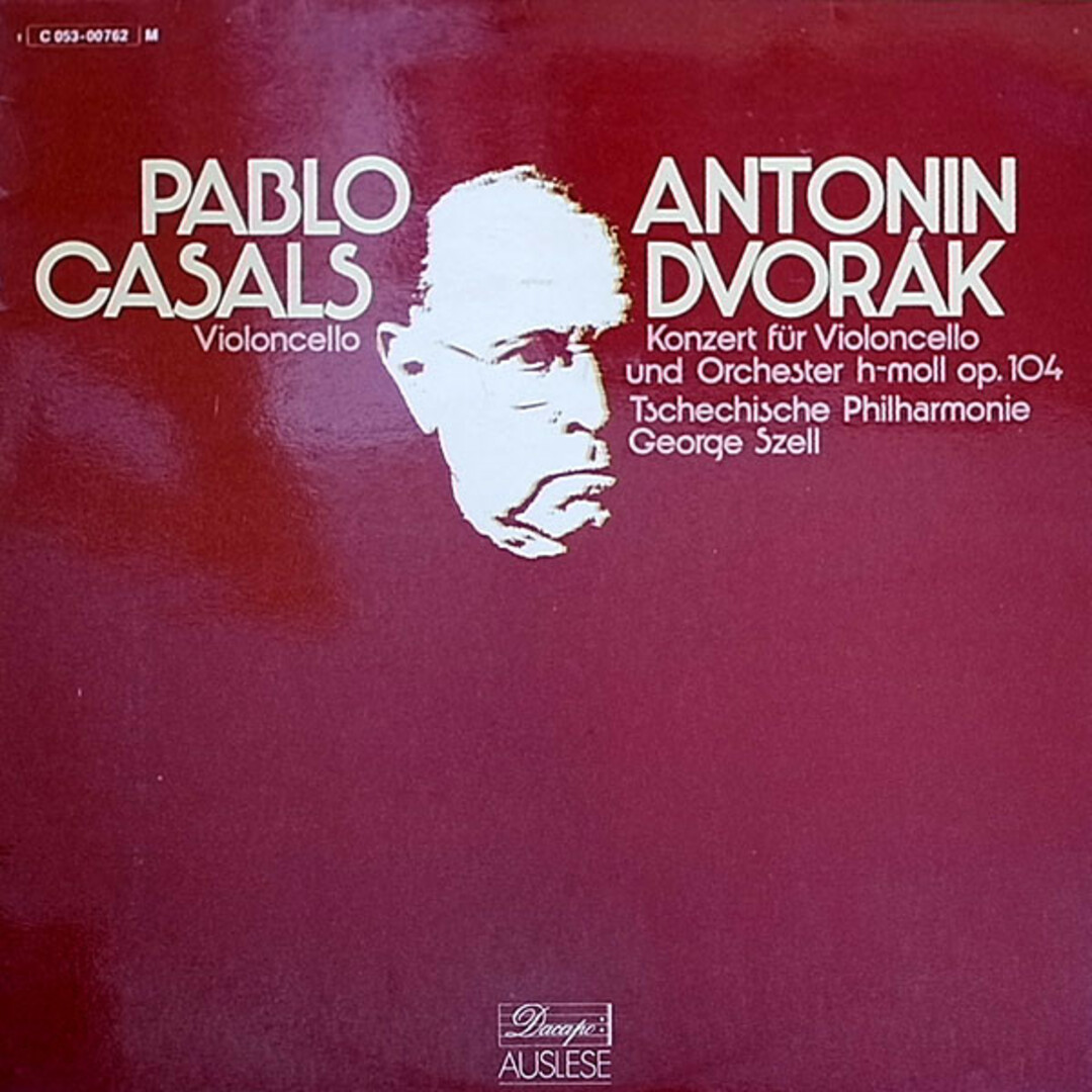 独LP Pablo Casals, Dvorak, Czech Ph Konzert Fur Violoncello Und Orchester H-Moll 1C05300762M DACAPO /00260 エンタメ/ホビーのエンタメ その他(その他)の商品写真
