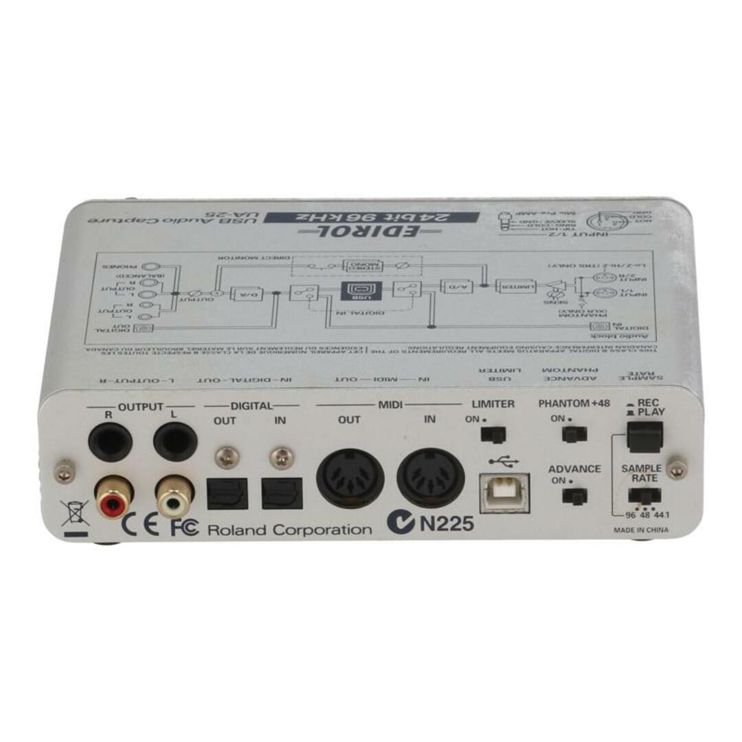 Roland ローランド/オーディオインターフェイス/UA-25/FW29678/B Roland ローランド/オーディオインターフェイス/UA-25/FW29678/B