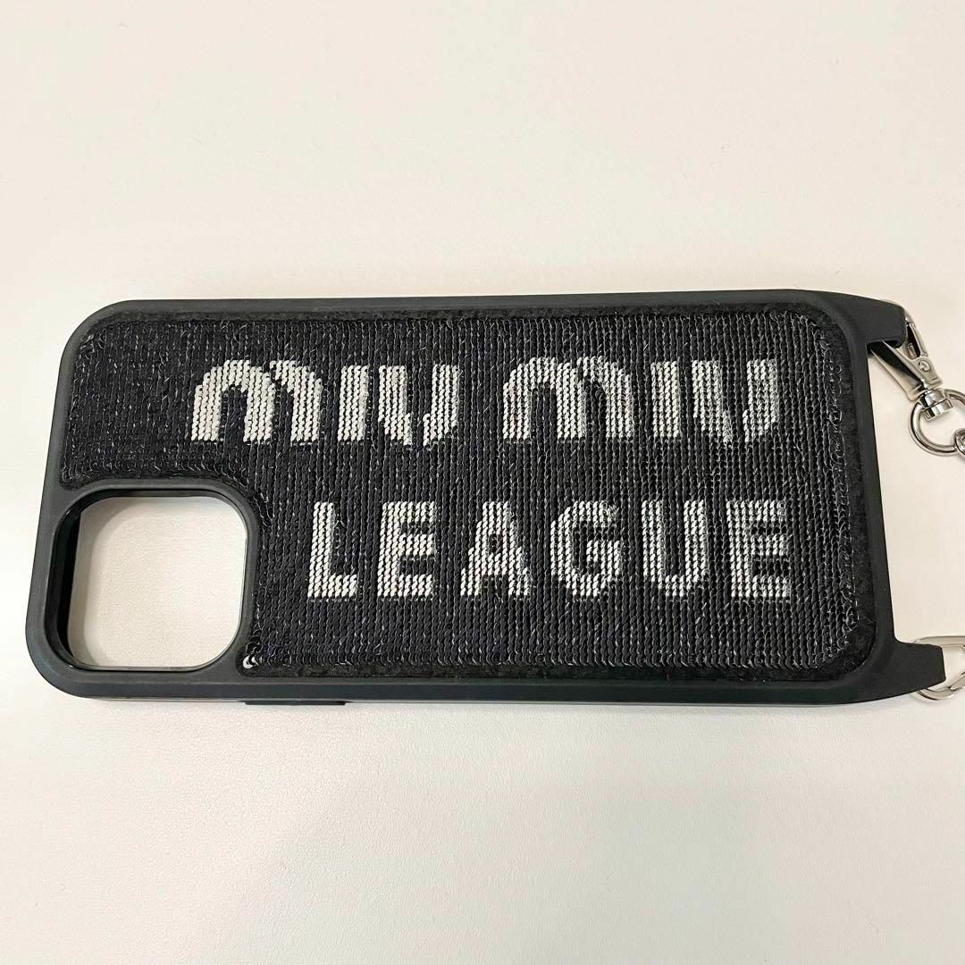 MIU MIU - ミュウミュウ miumiu iPhone12/12proケース チェーン MIU MIU - ミュウミュウ miumiu iPhone12/12proケース チェーン