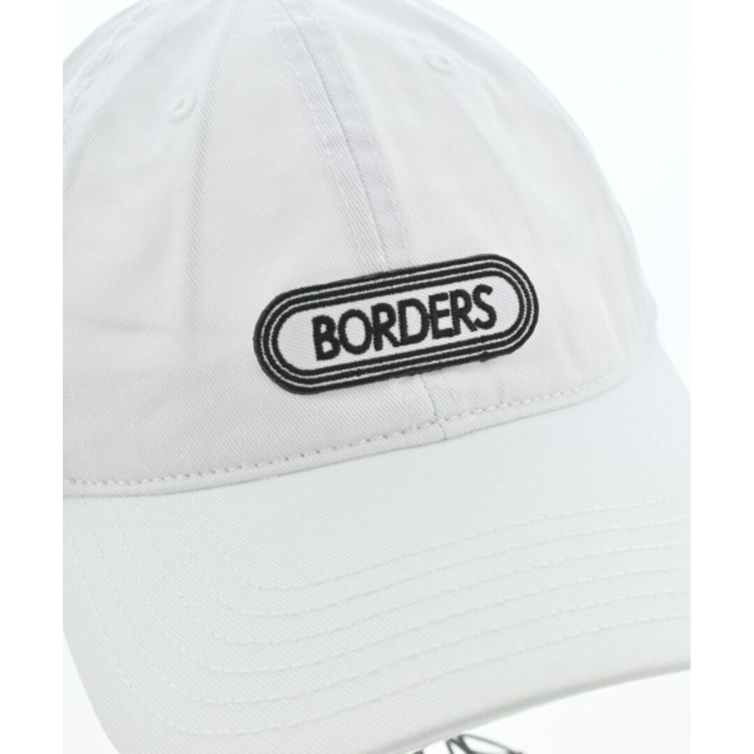 BORDERS at BALCONY - BORDERS at BALCONY キャップ - 白 【古着 BORDERS at BALCONY - BORDERS at BALCONY キャップ - 白 【古着