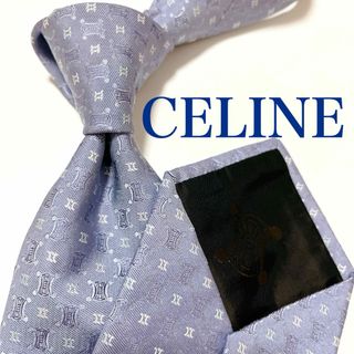 CELINE - 美品 セリーヌ ネクタイ ハイブランド マカダム柄 CELINE - 美品 セリーヌ ネクタイ ハイブランド マカダム柄
