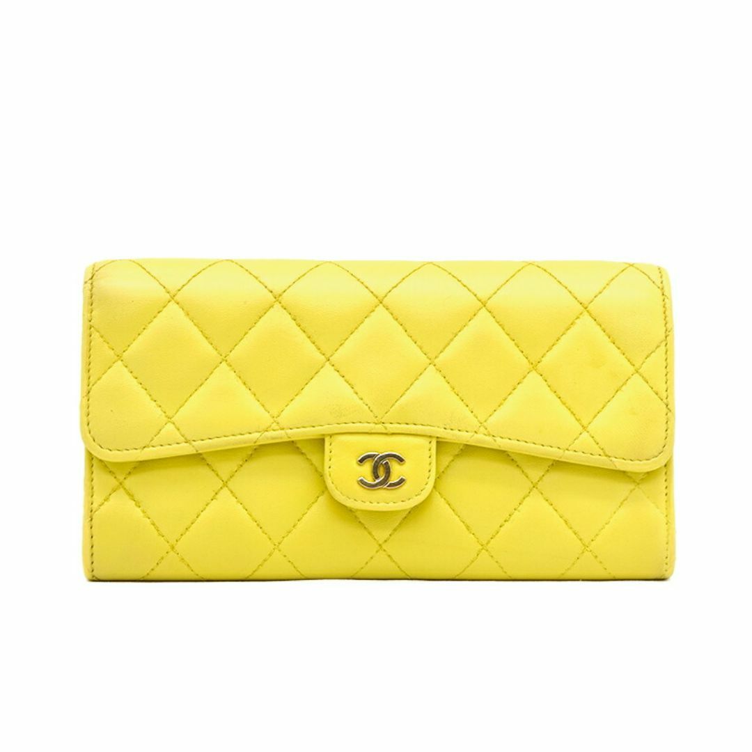 CHANEL - CHANEL シャネル マトラッセ キルティングレザー 長 CHANEL - CHANEL シャネル マトラッセ キルティングレザー 長