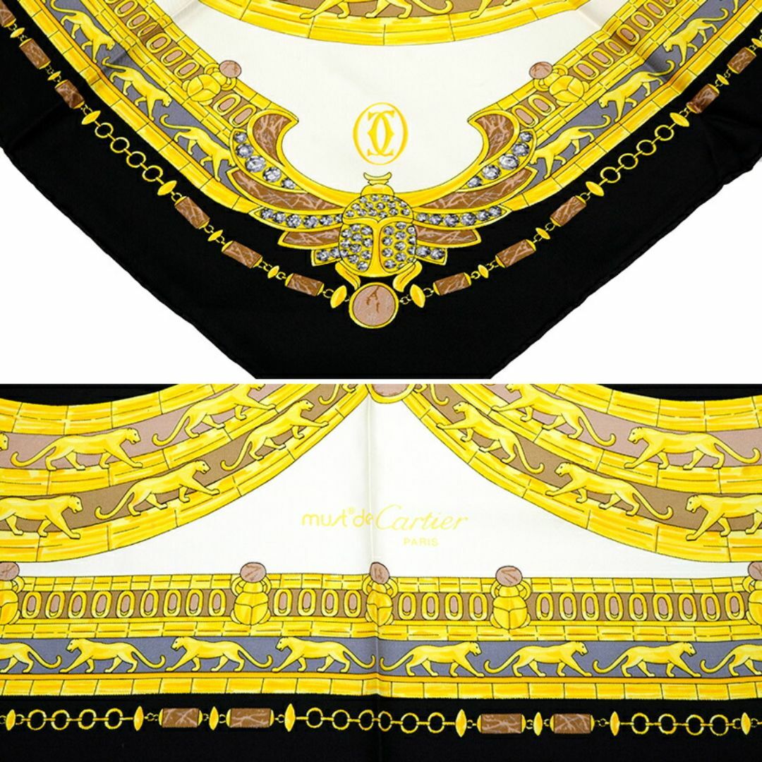 Cartier - Cartier カルティエ シルク スカーフ パンテール Cartier - Cartier カルティエ シルク スカーフ パンテール
