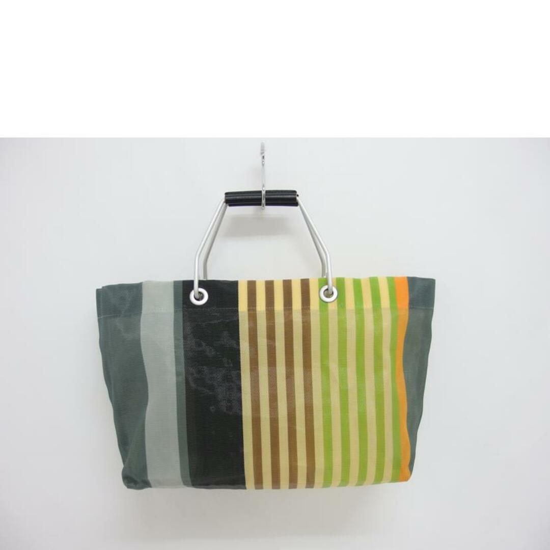 MARNI - MARNI マルニ/ストライプショッピングトートバッグ MARNI - MARNI マルニ/ストライプショッピングトートバッグ