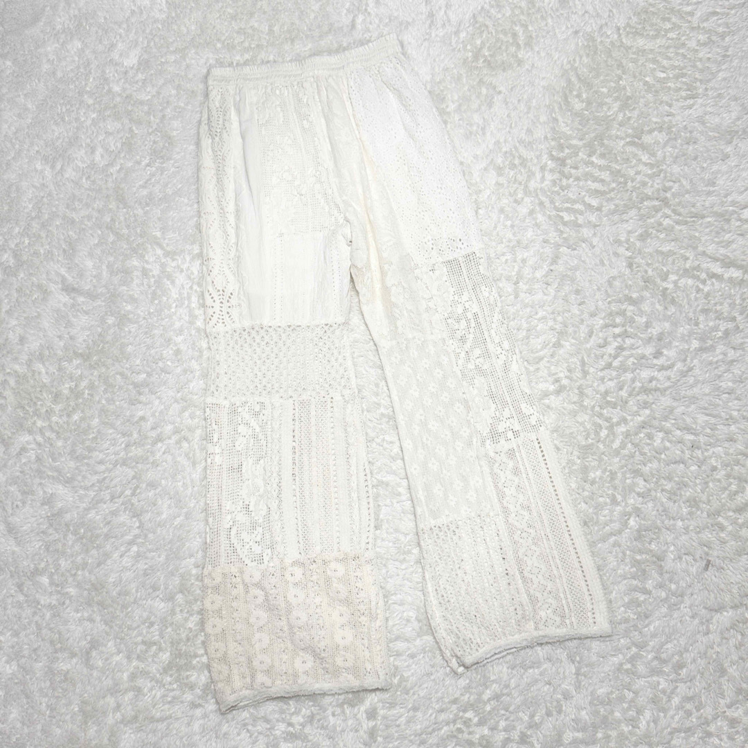 TODAYFUL - TODAYFUL トゥデイフル パッチワークレースパンツ 38 TODAYFUL - TODAYFUL トゥデイフル パッチワークレースパンツ 38
