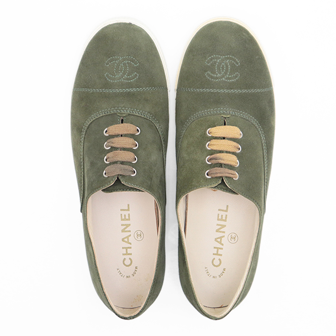 CHANEL - CHANEL シャネル スニーカー ヴィンテージ ヌバック CHANEL - CHANEL シャネル スニーカー ヴィンテージ ヌバック