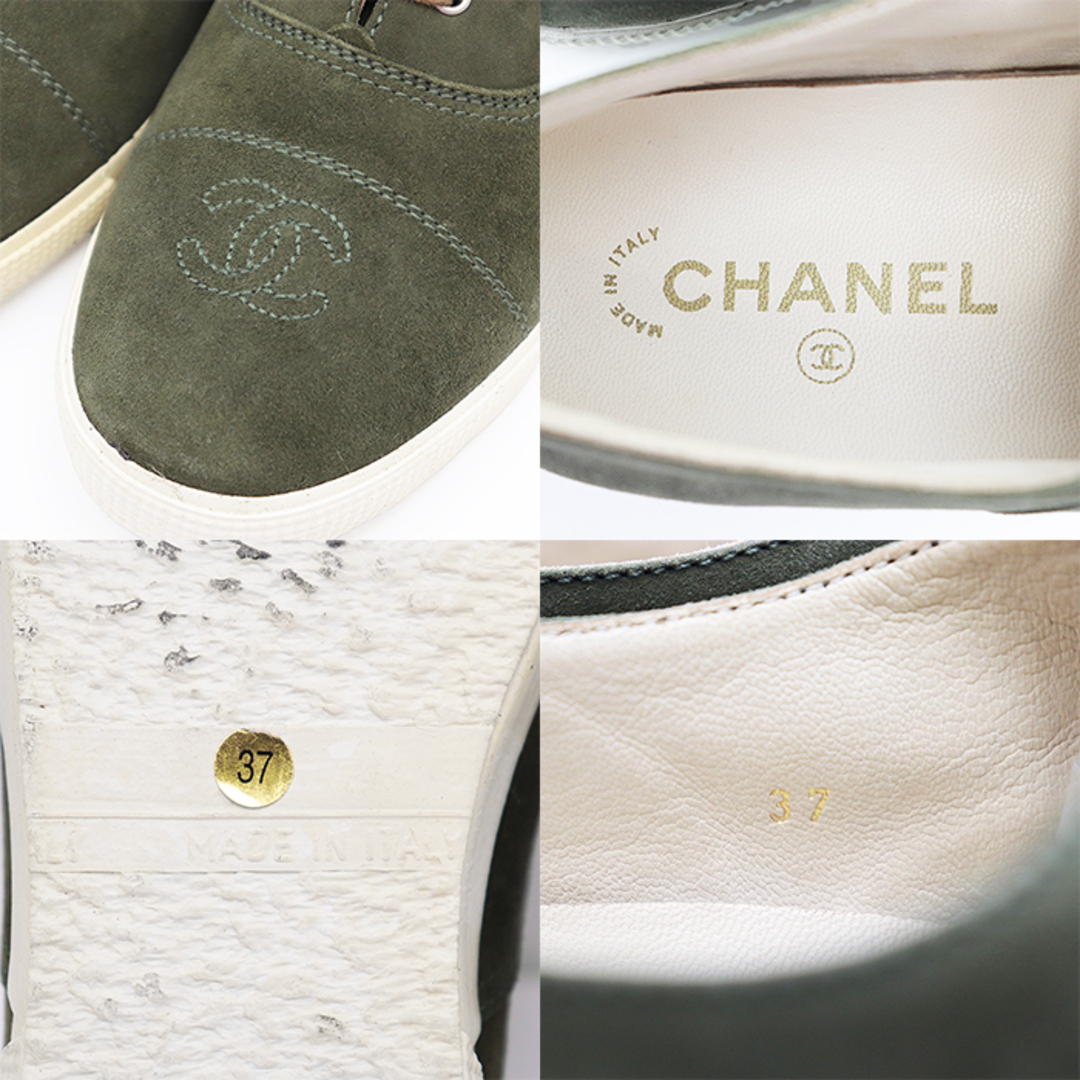 CHANEL - CHANEL シャネル スニーカー ヴィンテージ ヌバック CHANEL - CHANEL シャネル スニーカー ヴィンテージ ヌバック