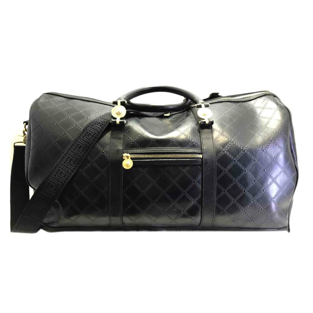 VERSACE ヴェルサーチ/レザーボストンバッグ/Bランク/51【中古 VERSACE ヴェルサーチ/レザーボストンバッグ/Bランク/51【中古