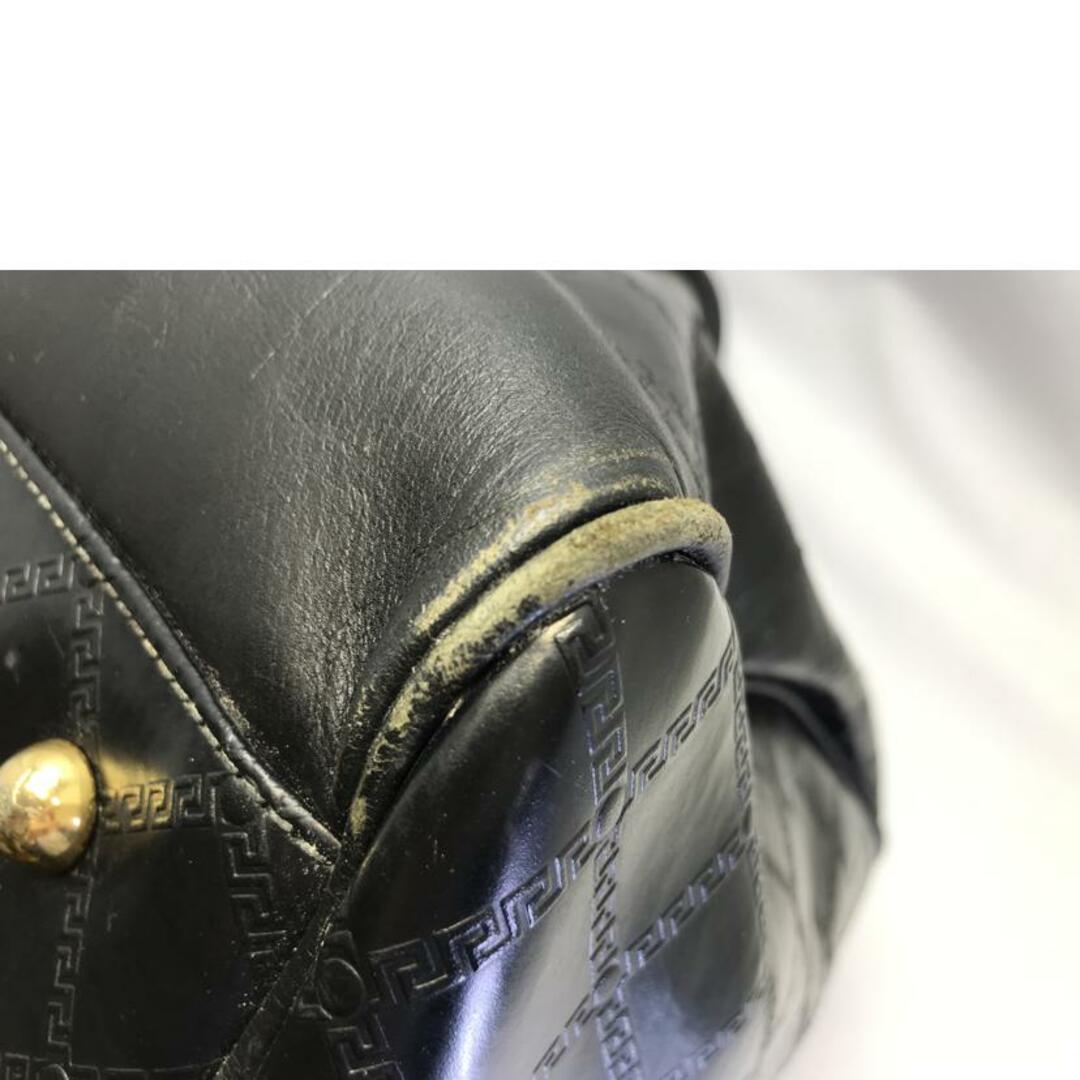VERSACE ヴェルサーチ/レザーボストンバッグ/Bランク/51【中古 VERSACE ヴェルサーチ/レザーボストンバッグ/Bランク/51【中古