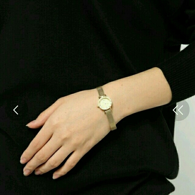 SHIPS for women(シップスフォーウィメン)のkhaju☆VIDAゴールドウォッチ レディースのファッション小物(腕時計)の商品写真