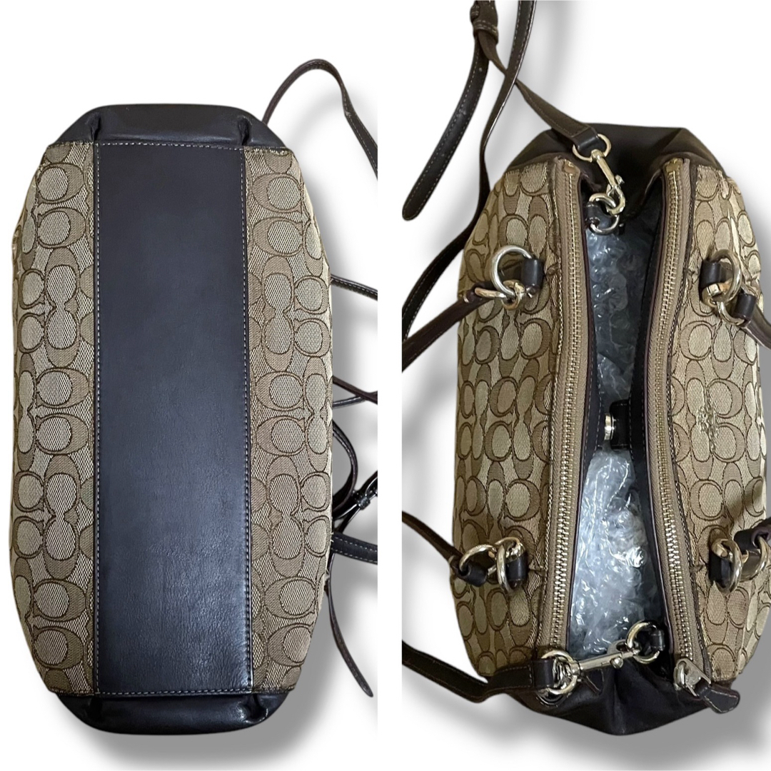 COACH - 良品 コーチハンドバッグ 斜め掛け 2way ショルダー COACH - 良品 コーチハンドバッグ 斜め掛け 2way ショルダー