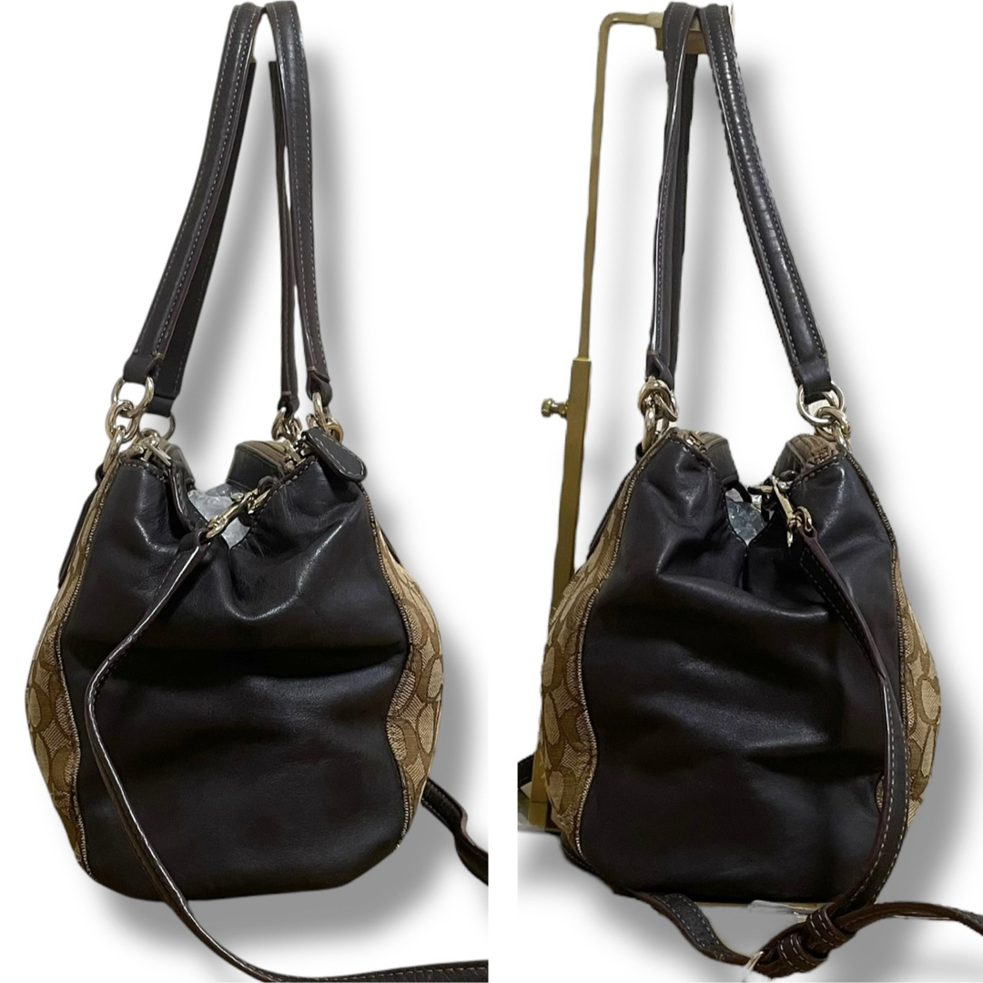 COACH - 良品 コーチハンドバッグ 斜め掛け 2way ショルダー COACH - 良品 コーチハンドバッグ 斜め掛け 2way ショルダー