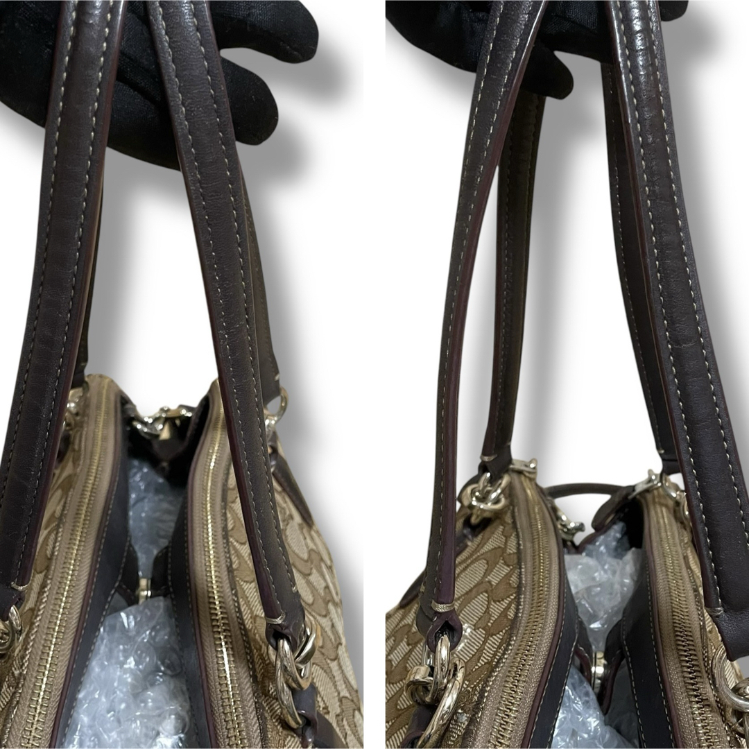 COACH - 良品 コーチハンドバッグ 斜め掛け 2way ショルダー COACH - 良品 コーチハンドバッグ 斜め掛け 2way ショルダー