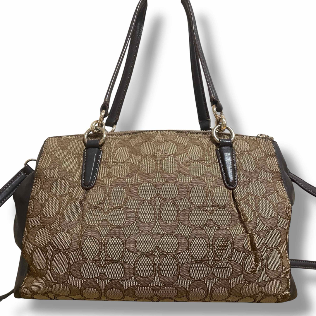 COACH - 良品 コーチハンドバッグ 斜め掛け 2way ショルダー COACH - 良品 コーチハンドバッグ 斜め掛け 2way ショルダー