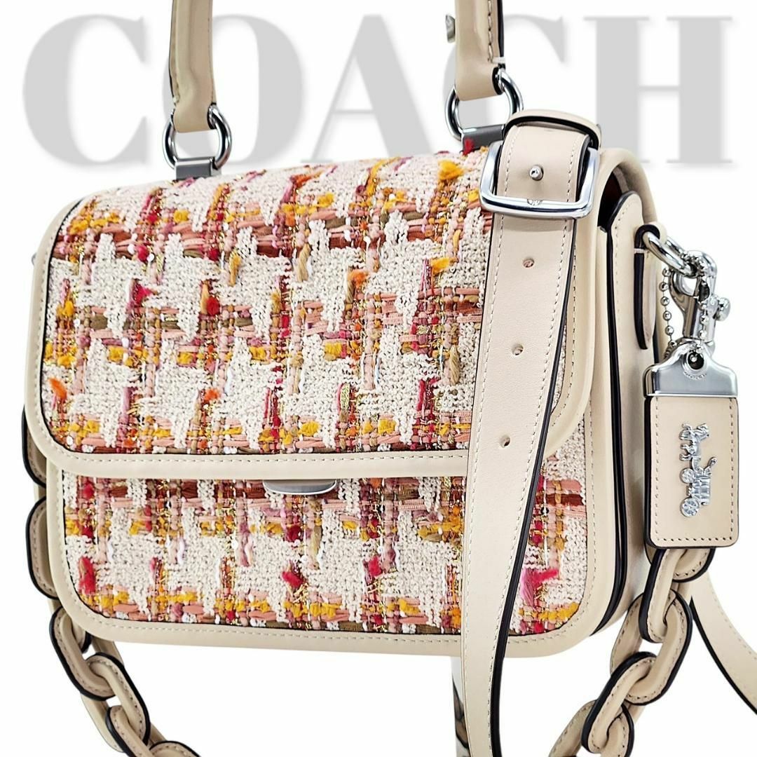 COACH - 【極美品】コーチ ローグ トップハンドルツイード COACH - 【極美品】コーチ ローグ トップハンドルツイード