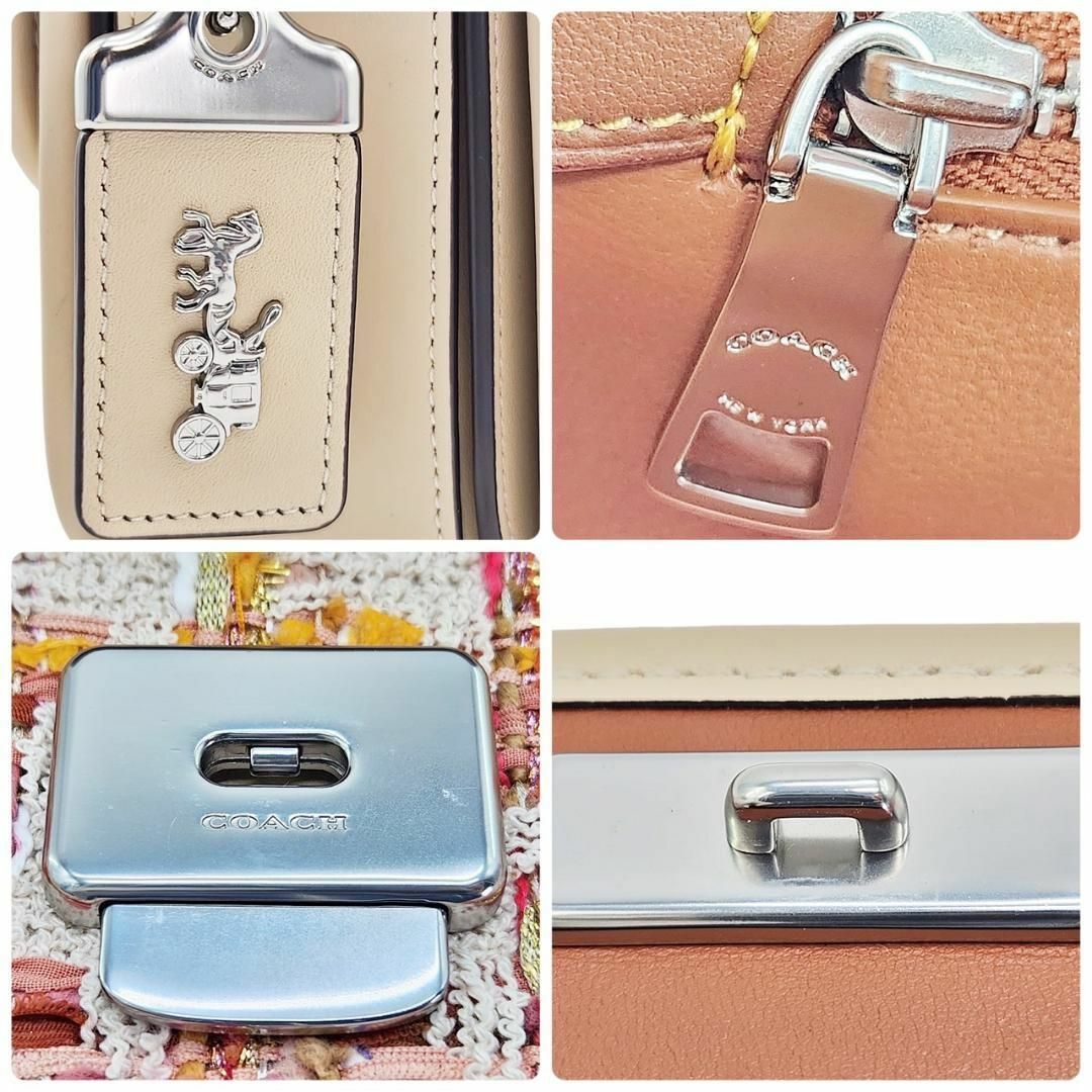 COACH - 【極美品】コーチ ローグ トップハンドルツイード COACH - 【極美品】コーチ ローグ トップハンドルツイード