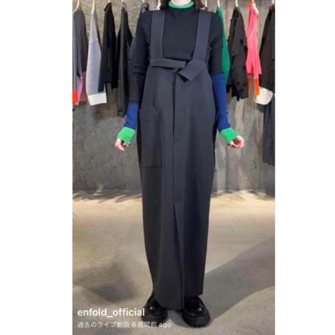 ENFOLD - 即完売 ENFOLD 24SS STRAIGHT JUMPER-SKIRTの通販 by ENFOLD - 即完売 ENFOLD 24SS STRAIGHT JUMPER-SKIRTの通販 by
