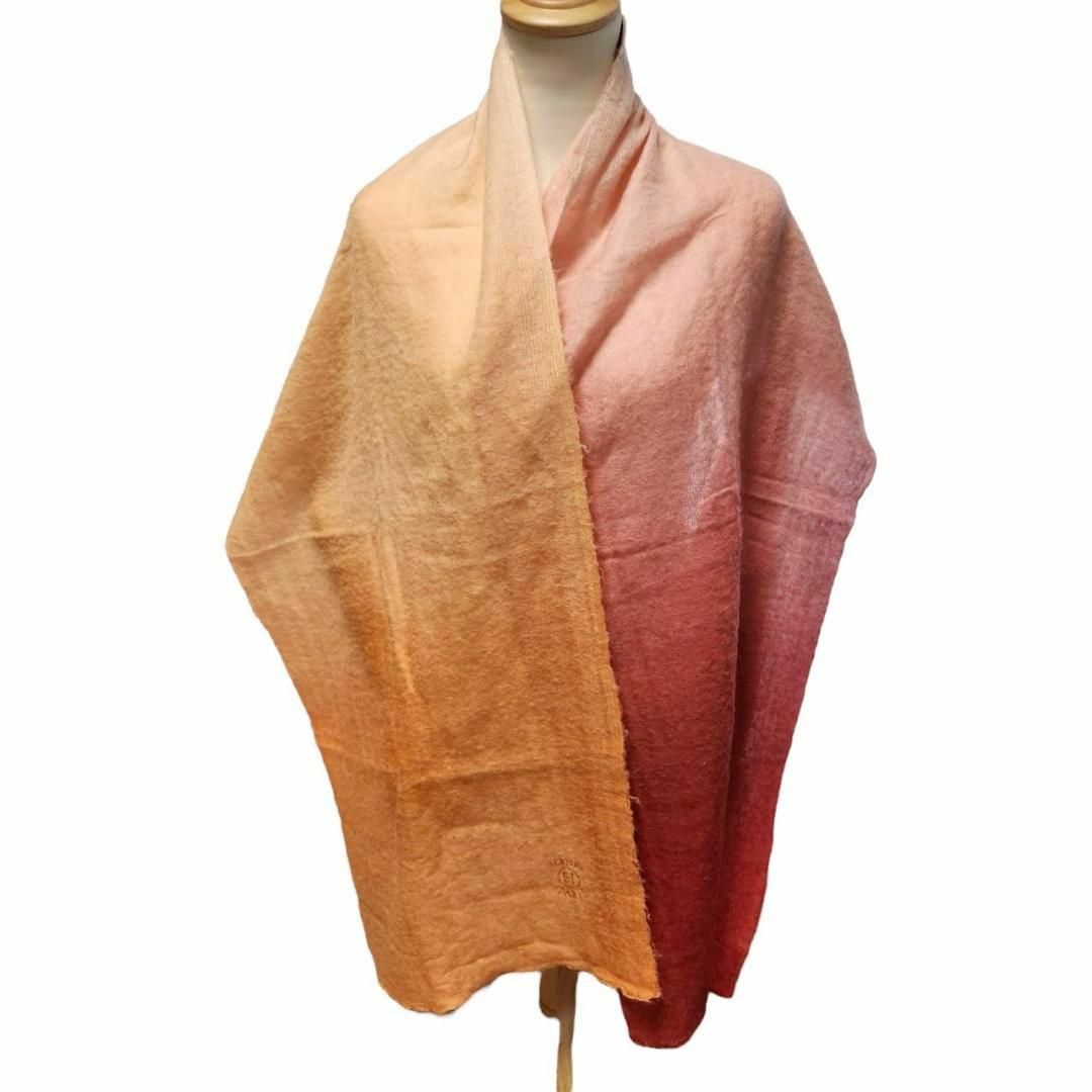 HERMES - 【大判】エルメス ストール カシミヤシルク HERMES - 【大判】エルメス ストール カシミヤシルク
