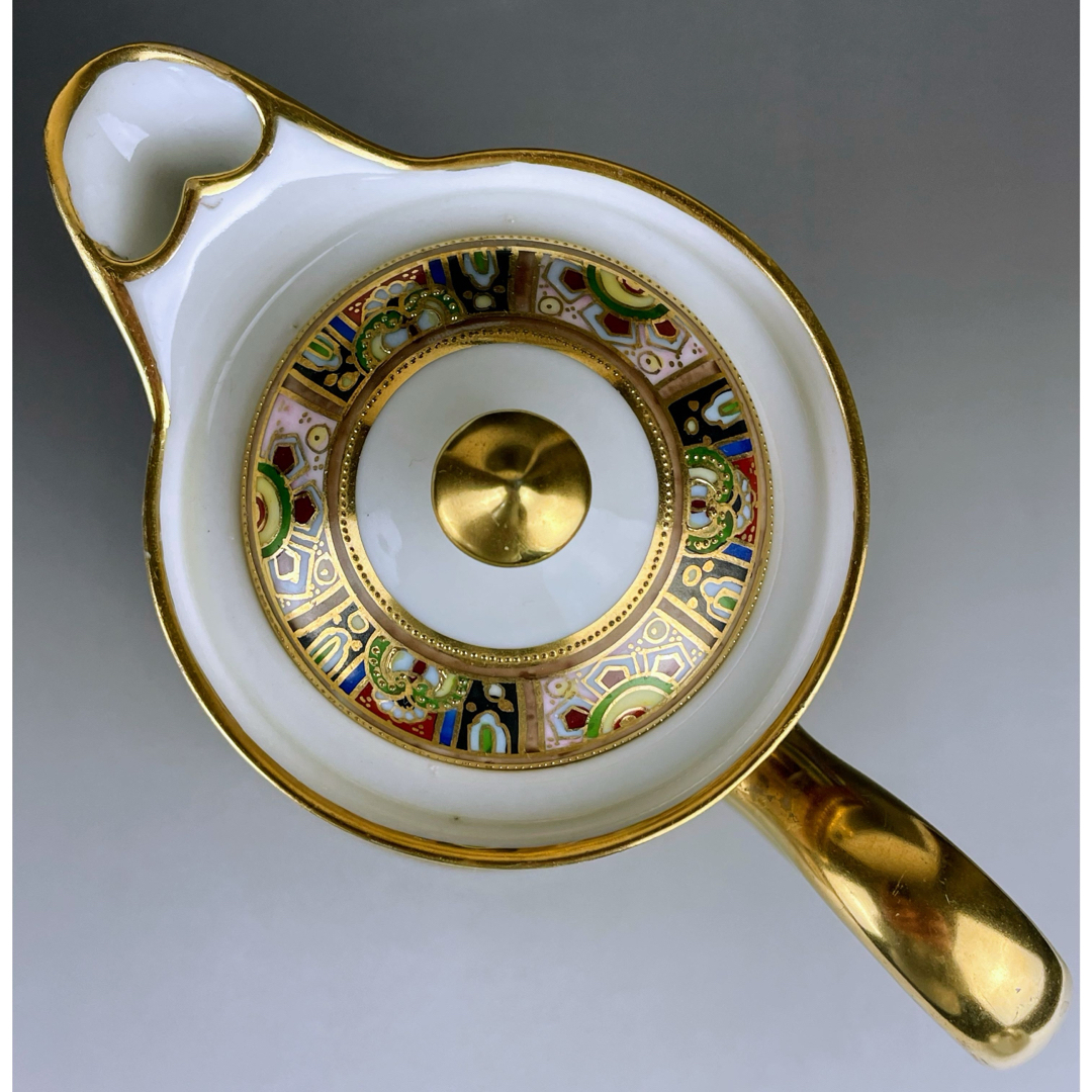 Noritake - 【美品】オールドノリタケ 金盛り チョコレート Noritake - 【美品】オールドノリタケ 金盛り チョコレート