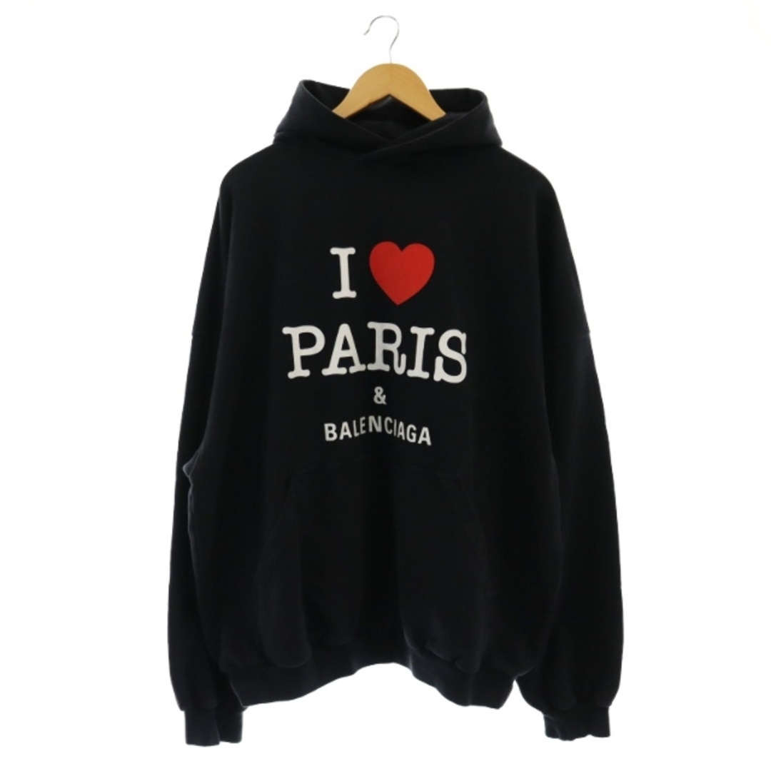 BALENCIAGA - バレンシアガ 24SS 803265 I Love Paris パーカー BALENCIAGA - バレンシアガ 24SS 803265 I Love Paris パーカー
