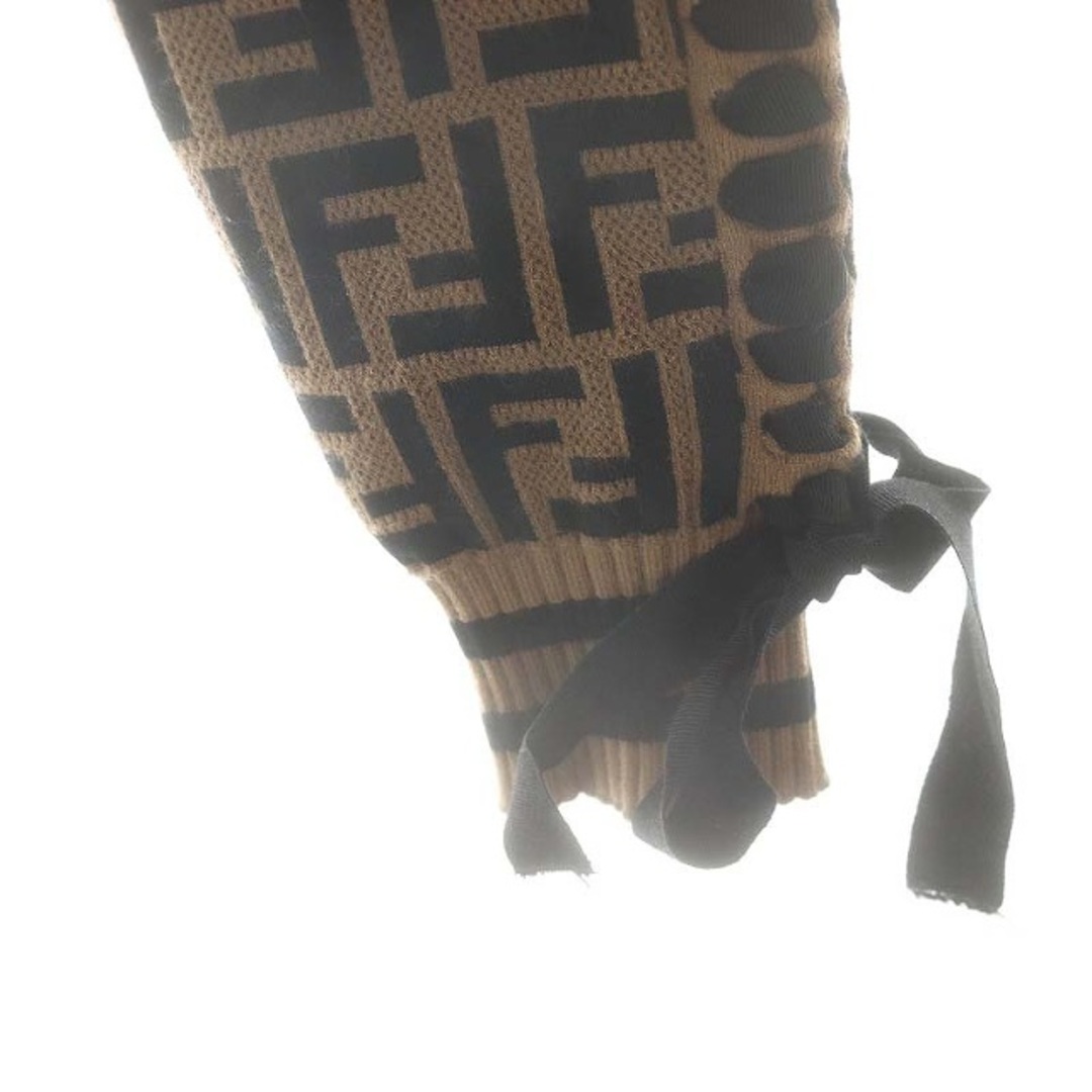 FENDI - フェンディ ズッカ柄 ジャガードニット レースアップ FENDI - フェンディ ズッカ柄 ジャガードニット レースアップ