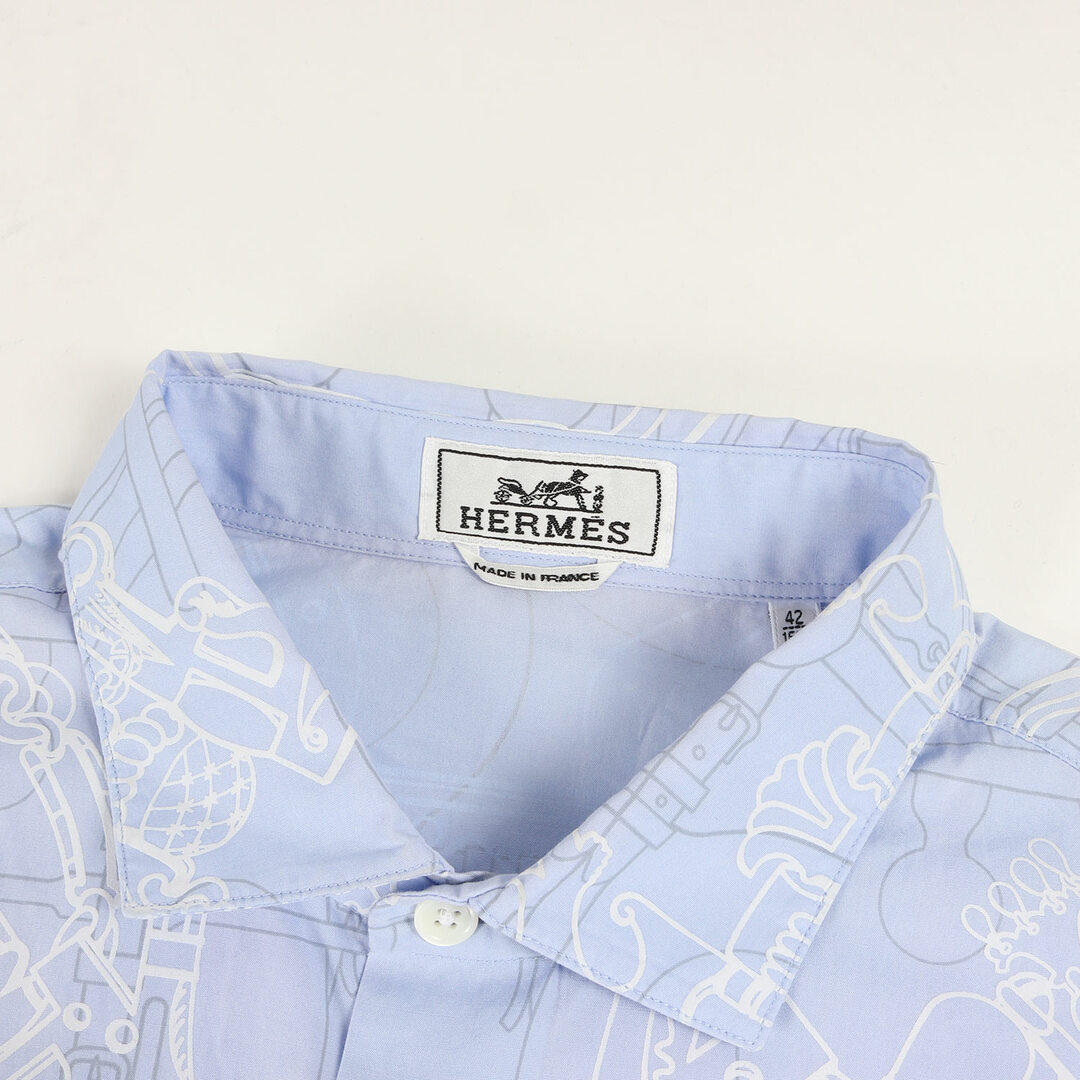 HERMES - HERMES エルメス シャツ サイズ:42 / 22SS Mors et HERMES - HERMES エルメス シャツ サイズ:42 / 22SS Mors et