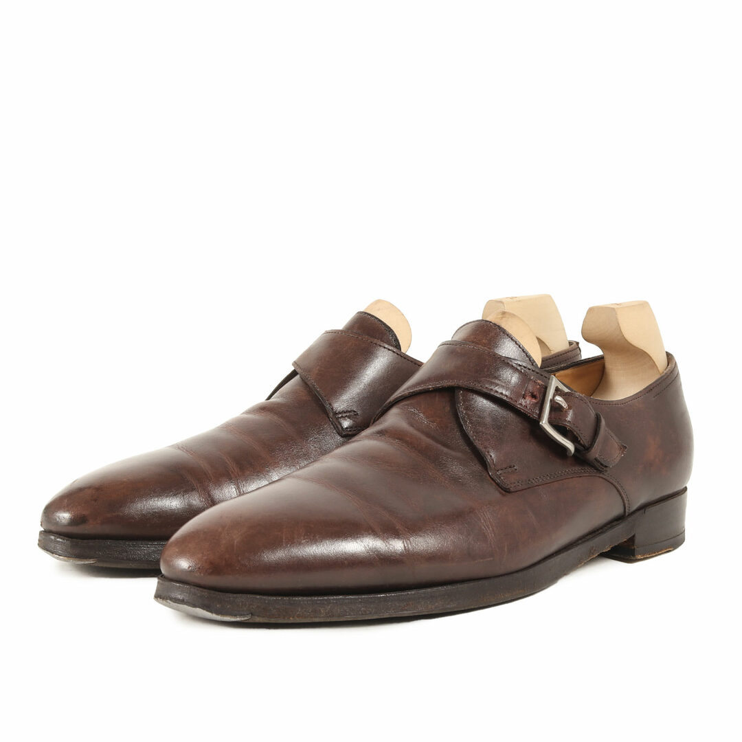 JOHN LOBB - JOHN LOBB ジョンロブ モンクストラップ レザー JOHN LOBB - JOHN LOBB ジョンロブ モンクストラップ レザー