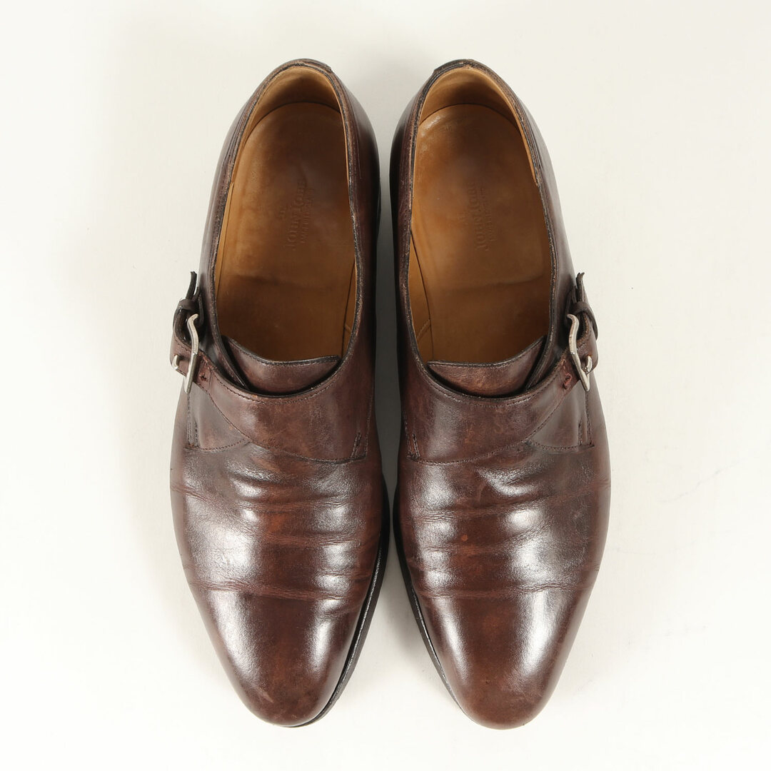 JOHN LOBB - JOHN LOBB ジョンロブ モンクストラップ レザー JOHN LOBB - JOHN LOBB ジョンロブ モンクストラップ レザー