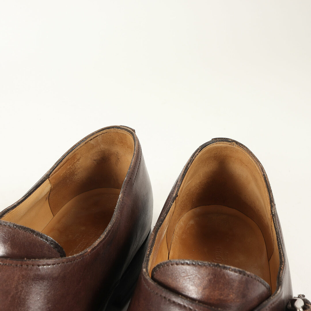 JOHN LOBB - JOHN LOBB ジョンロブ モンクストラップ レザー JOHN LOBB - JOHN LOBB ジョンロブ モンクストラップ レザー