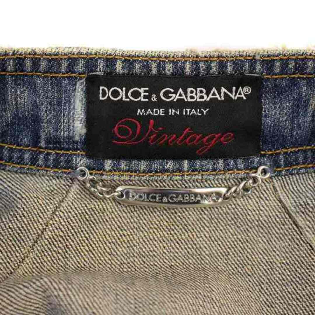 DOLCE&GABBANA - DOLCE&GABBANA VINTAGE デニムジャケット 36 DOLCE&GABBANA - DOLCE&GABBANA VINTAGE デニムジャケット 36