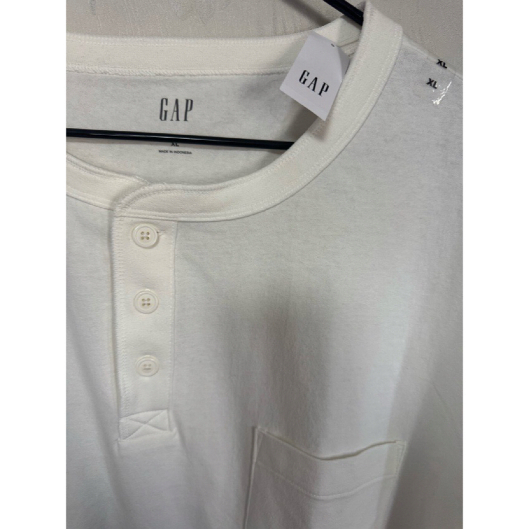 GAP - gap ギャップ ヘンリーネック Tシャツ tee 新品 XL GAP - gap ギャップ ヘンリーネック Tシャツ tee 新品 XL