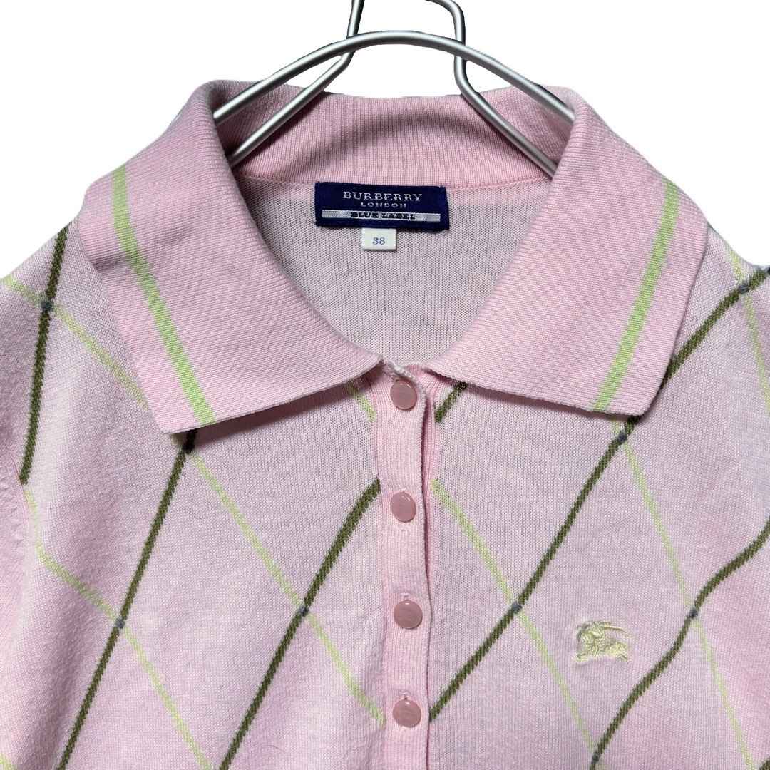 BURBERRY BLUE LABEL - 美品☆バーバリーブルーレーベル 半袖 BURBERRY BLUE LABEL - 美品☆バーバリーブルーレーベル 半袖