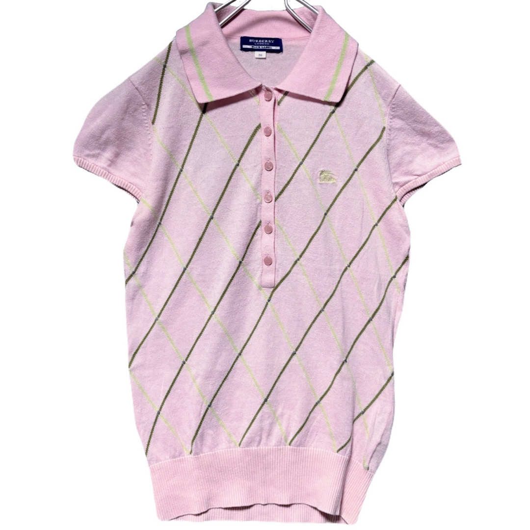 BURBERRY BLUE LABEL - 美品☆バーバリーブルーレーベル 半袖 BURBERRY BLUE LABEL - 美品☆バーバリーブルーレーベル 半袖