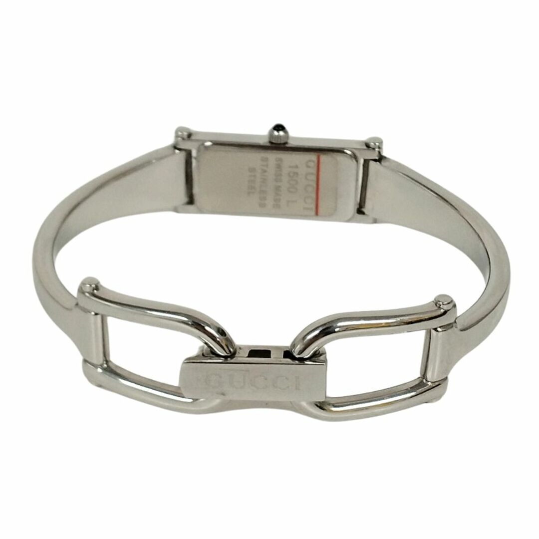 GUCCI - GUCCI グッチ 1500L バングルウォッチ シェル文字盤 GUCCI - GUCCI グッチ 1500L バングルウォッチ シェル文字盤