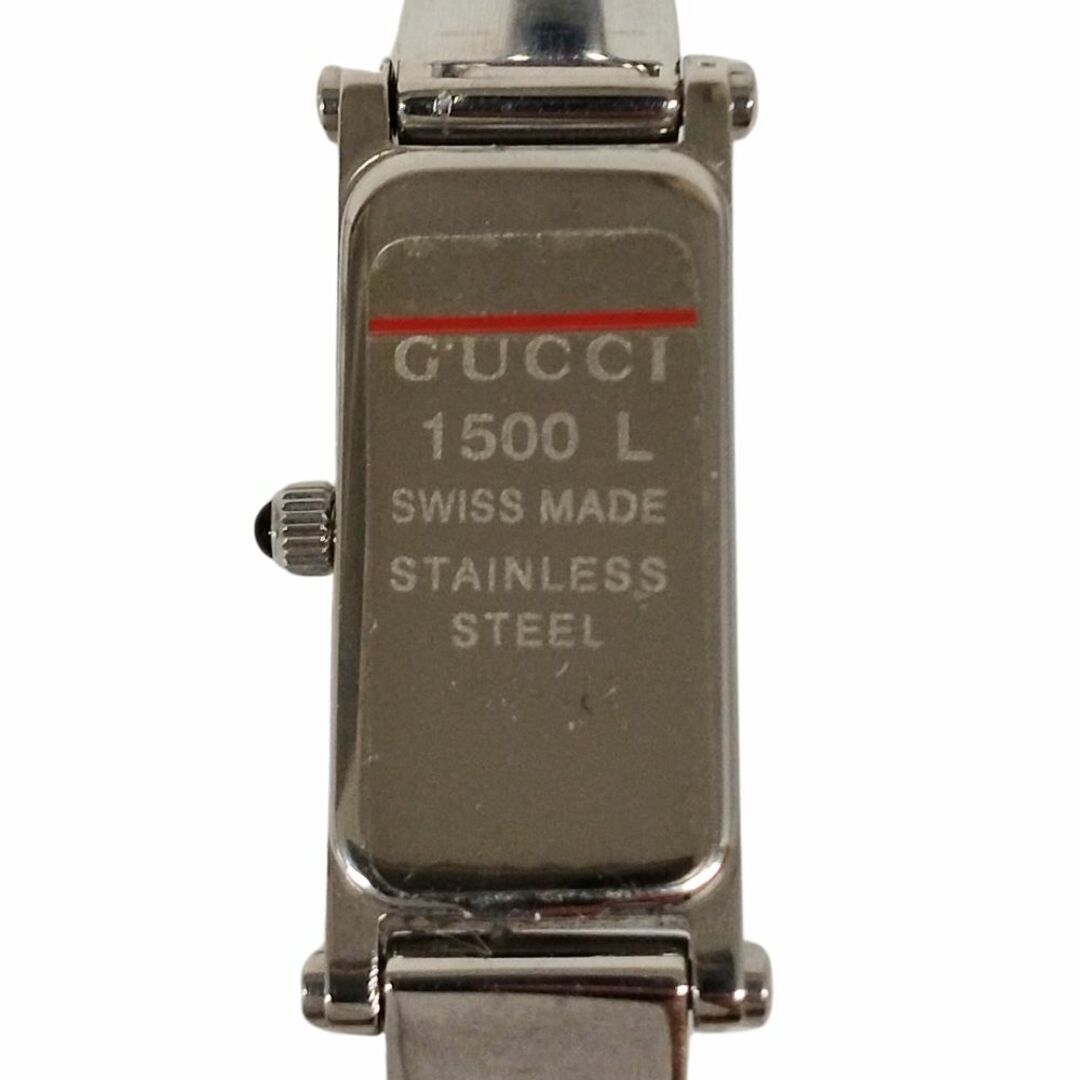 GUCCI - GUCCI グッチ 1500L バングルウォッチ シェル文字盤 GUCCI - GUCCI グッチ 1500L バングルウォッチ シェル文字盤