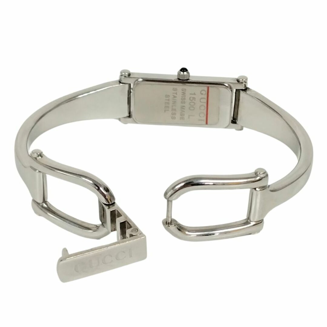 GUCCI - GUCCI グッチ 1500L バングルウォッチ シェル文字盤 GUCCI - GUCCI グッチ 1500L バングルウォッチ シェル文字盤