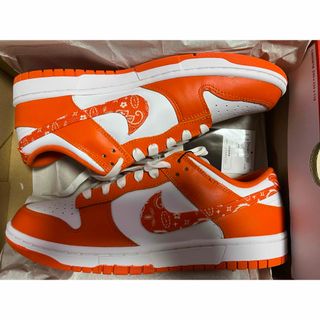 ナイキ(NIKE)のNike Women's Dunk Low Orange Paisley 28(スニーカー)