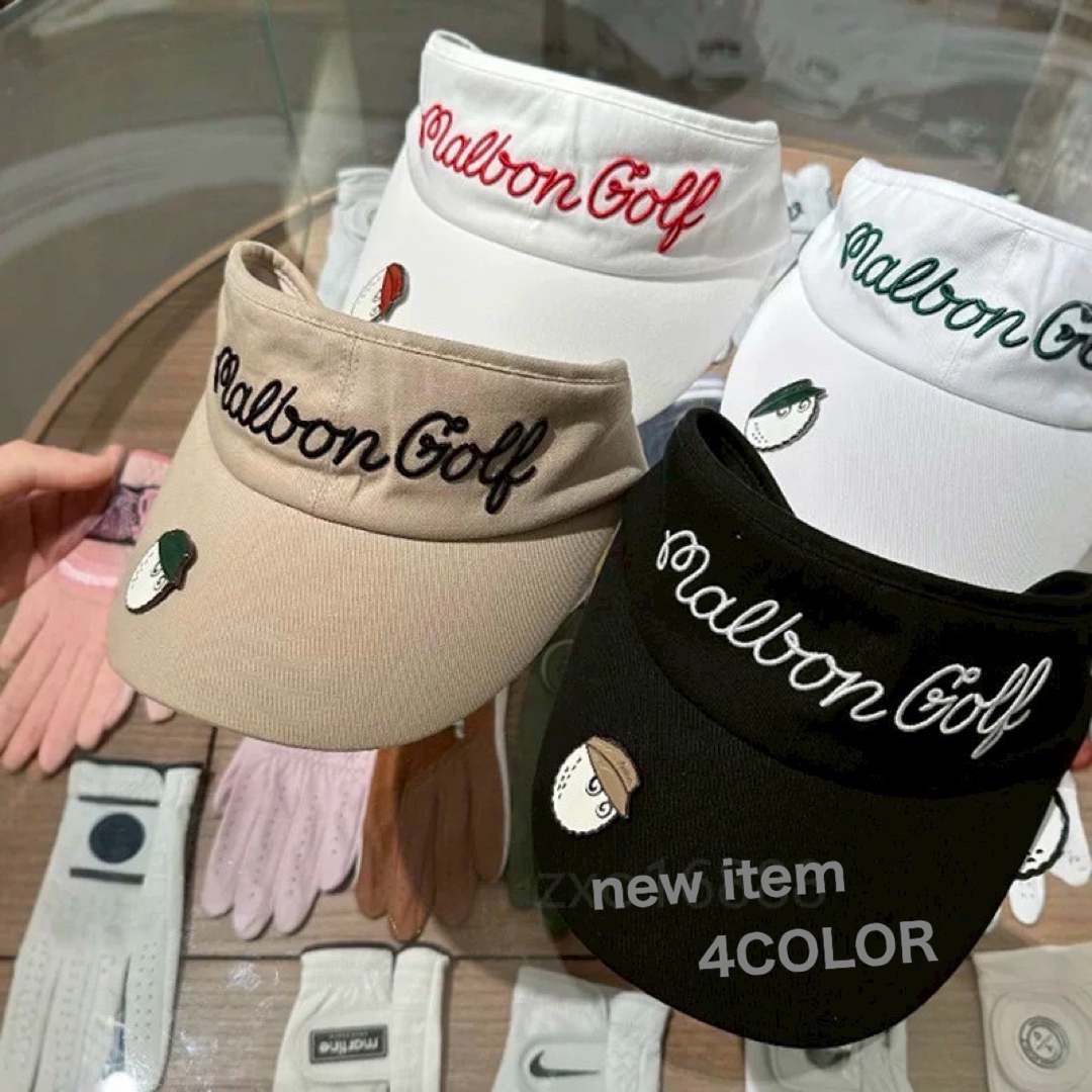 MARK&LONA - マルボン 新作サンバイザー unisex 送料無料malbon MARK&LONA - マルボン 新作サンバイザー unisex 送料無料malbon