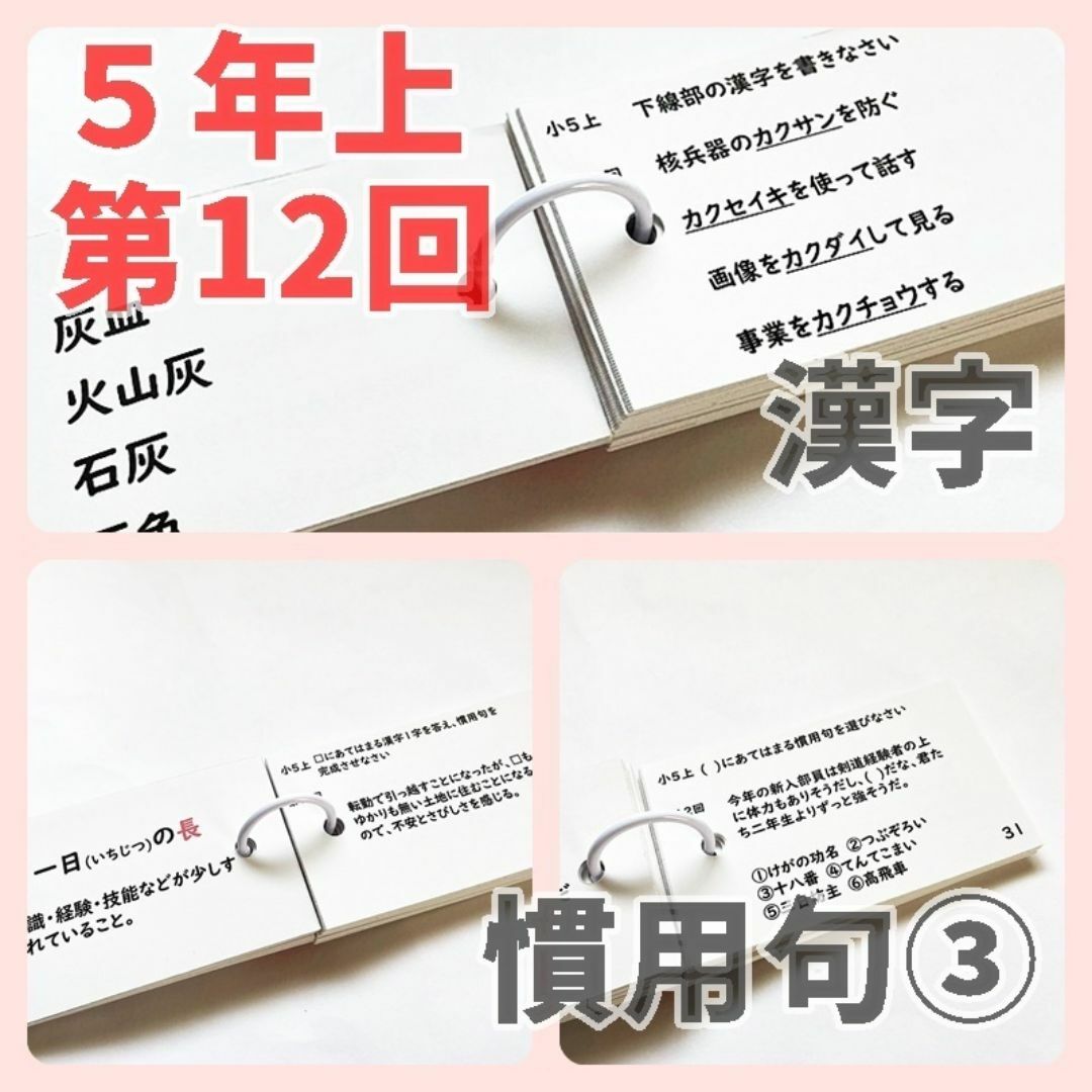 中学受験国語【5K3】予習シリーズ5年上漢字とことば第1~19回 中学受験国語【5K3】予習シリーズ5年上漢字とことば第1~19回