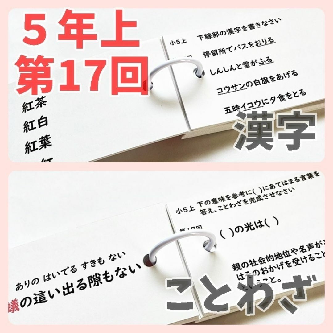 中学受験国語【5K3】予習シリーズ5年上漢字とことば第1~19回 中学受験国語【5K3】予習シリーズ5年上漢字とことば第1~19回
