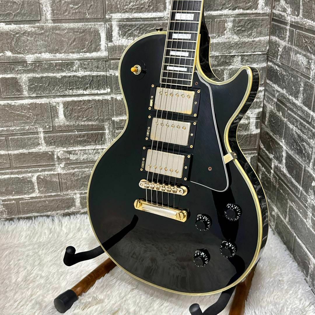 Burny RLC レスポールカスタム ブラック 3PU/VH-1搭載の通販 by Burny RLC レスポールカスタム ブラック 3PU/VH-1搭載の通販 by